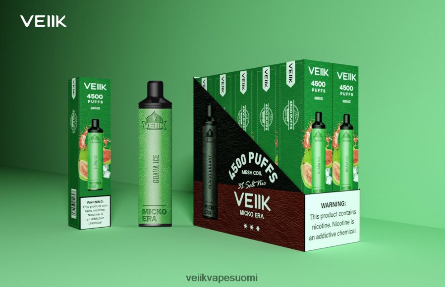 VEIIK Micko Era 4500 kertakäyttöistä suihketta 30 mg guava jäätä Z44R482 | VEIIK Vape Helsinki