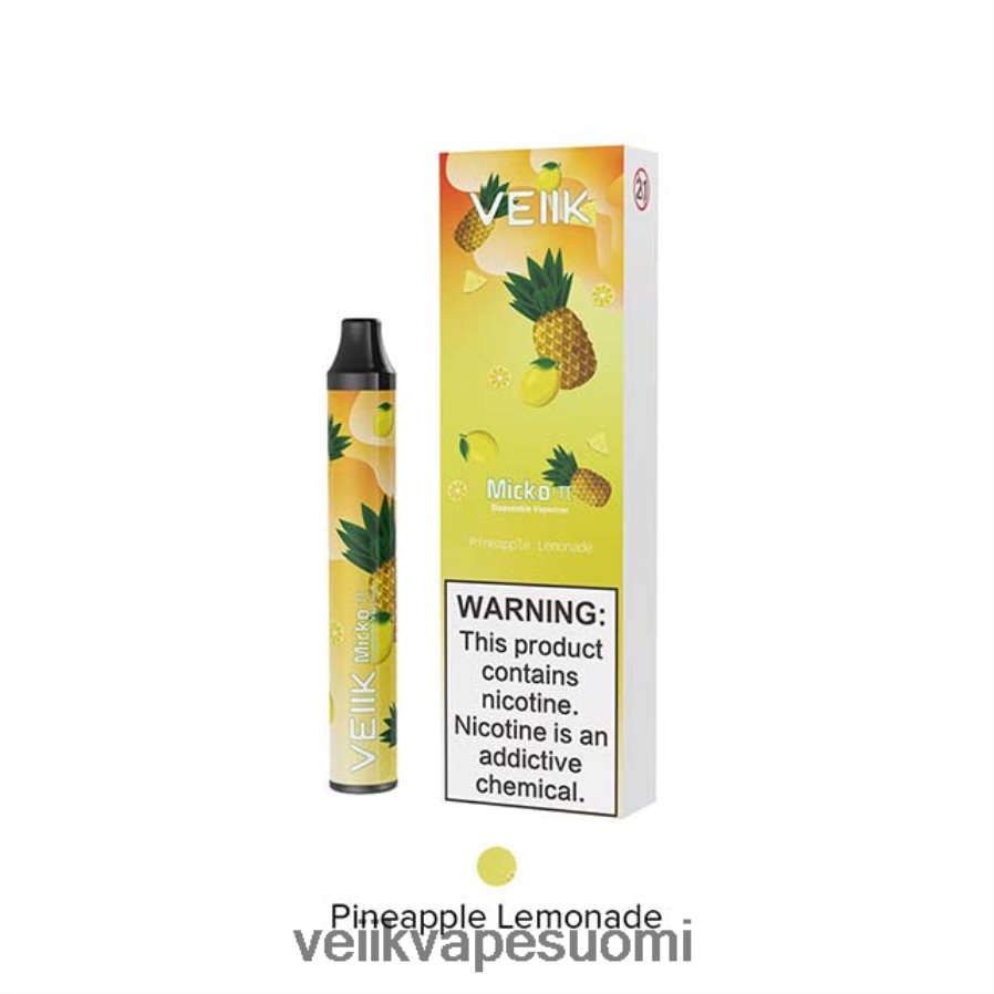 VEIIK Micko Pie kertakäyttöinen vape 600 suihketta ananas limonadi Z44R4827 | VEIIK Micko Lux Suomi